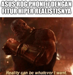 game terasa hiper realistis dengan ASUS ROG Phone 7