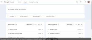 google trend untuk melihat peluang dari search query