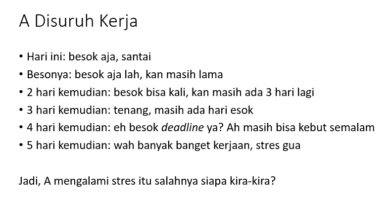 menunda pekerjaan itu banyak dampak negatifnya