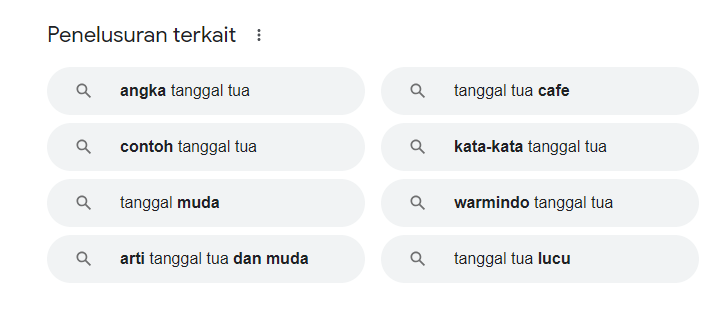 contoh google related searches