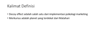 contoh kalimat definisi