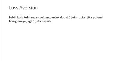 contoh loss aversion