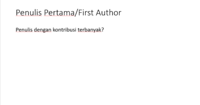 penulis pertama