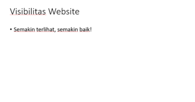 visibilitas website