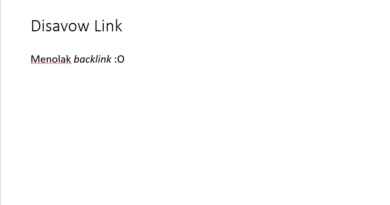 disavow link
