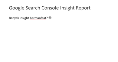 google search console insight