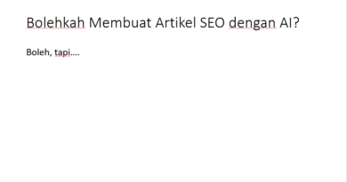 bolehkah membuat artikel SEO dengan AI?