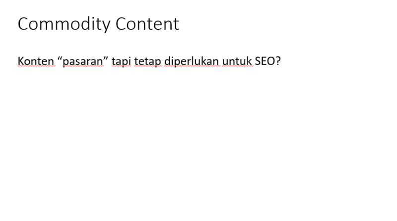 commodity content